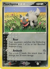 Poochyena Common Delta Species 79/113 LP on eBay