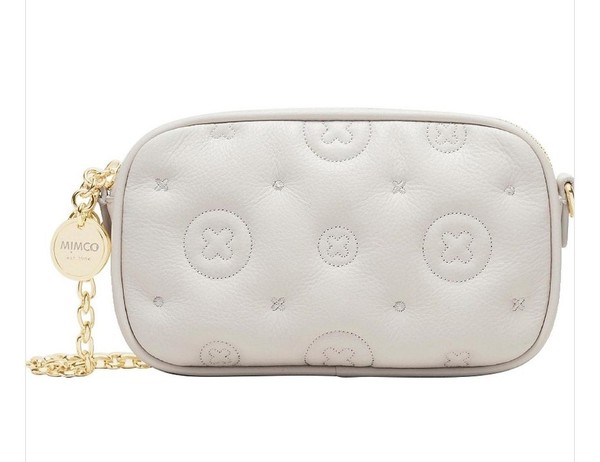 Mimco Flashback Mini Leather Bag White Excellent Condition 