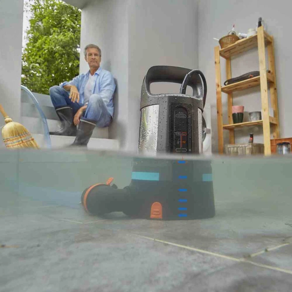 Klarwasser-Tauchpumpe aquasensor Entwässerung Gartenpumpe Tauchpumpe Baupumpe - Bild 3 von 4