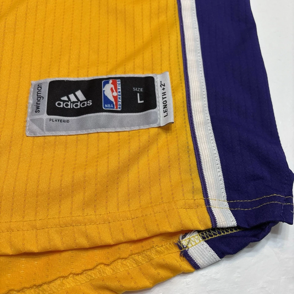 Camiseta Adidas LA Los Angeles Lakers Brandon Ingram #14 para hombre de gran longitud +2 Foto 2 de 4