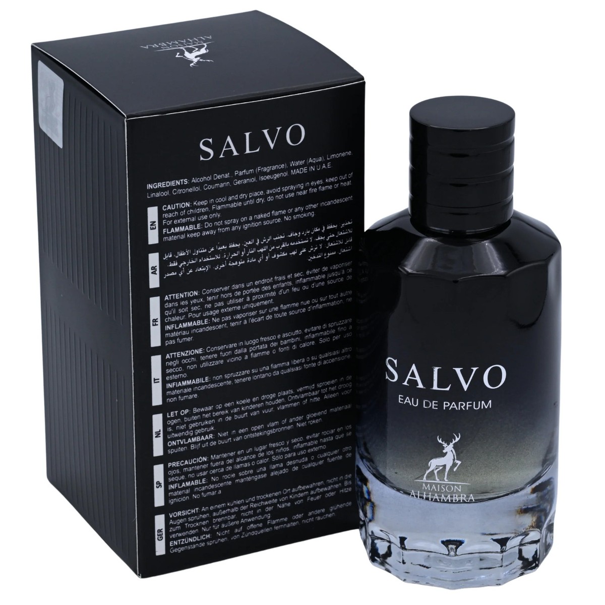 Salvo by Maison Alhambra cologne for men EDP 3.3 / 3.4 oz New in