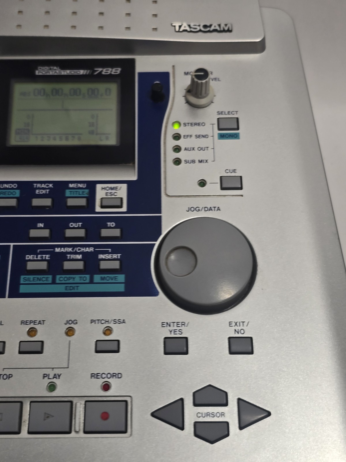 TASCAM 788 Pro Audio 8-Track Digital Recorder Portastudio w/ Power Supply & Book