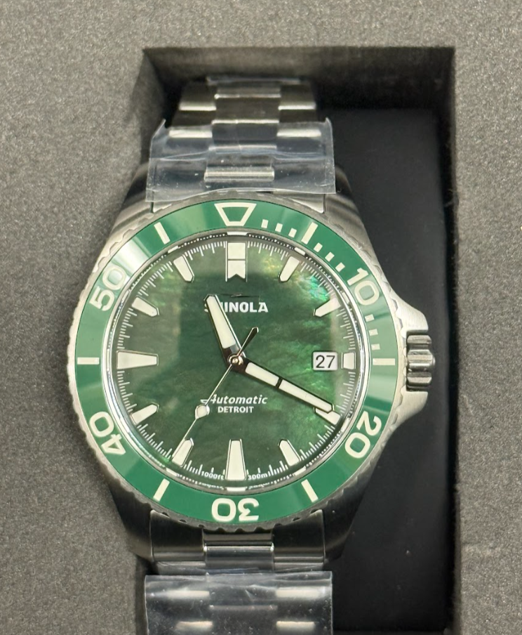 Shinola Monster Lake Ontario 39mm Green Dial Watch S0120484266 | eBay