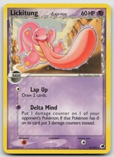 Lickitung (Delta Species) 19/101 Dragon Frontiers Rare Pokemon TCG Card