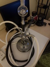 Moderne Shisha 4-Schlauch Set + Kohleanzünder + Zubehör – kaum benutzt