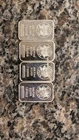 Lot of 4 - 1 oz Silver Bar by APMEX .999 Fine