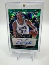 2024-25 Panini Mosaic #MS-BGS Brian Grant Scripts Green Ice