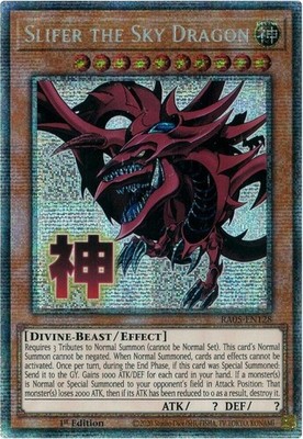 Yugioh! Slifer the Sky Dragon - RA05-EN128 - Starlight Rare - 1st Edition Near M