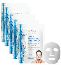 Hyaluronic Collagen Sheet Face Mask - Skin Firming, Anti-Aging, Moisturizing