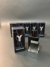 YVES SAINT LAURENT Y MENS : EAU DE PARFUM MINIATURES-1 LOT OF 6 .25 fl oz x 6