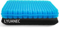Gel Seat Cushion for Long Sitting - 16.5" x Thicken, Thicken Size Blue