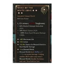 Diablo 4 S12 Ward Of The White Dove 4GA 162 Unique Shield Paladin Equipment Gear