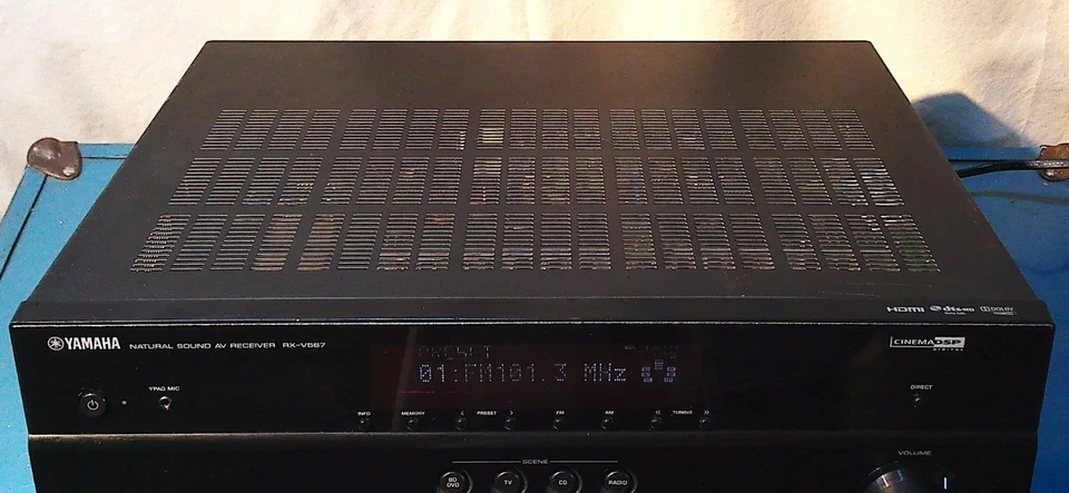 Yamaha RX-V567 7.1 Ch HDMI Home Theater Stereo Surround Receiver Amplifier - Image 3 of 4