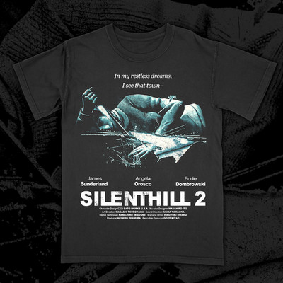 Silent Hill 2 Its Always Like This Horror Game T-Shirt Graphic Tee S-5XL