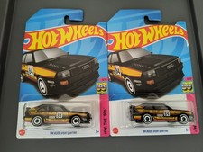2023 Hot Wheels '84 Audi Sport Quattro Black - Lot of 2