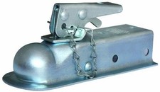 1pc Husky Towing Straight Trailer Coupler - 2" Mount - 1-7/8" Ball - 2000 L