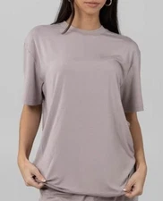 Comfrt Loungewear Cloud Tee Women Size XS NWT Oversized NWT Short Sleeve Crew