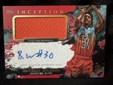 2021-22 Topps Inception OTE Bryson Warren Patch Auto 25/25 • Texas A&M Signee