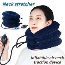 Cervical Neck Traction Device Collar Brace Support Pain Relief Stretcher Therapy