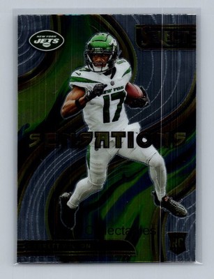 2022 Panini Select #SEN-23 Garrett Wilson Sensations Prizm