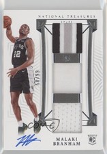 2022-23 National Treasures Rookie Materials Triple /99 Malaki Branham Auto 0n64