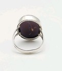 Sterling Silver Vintage Agate Ring Size 8 — photo 7