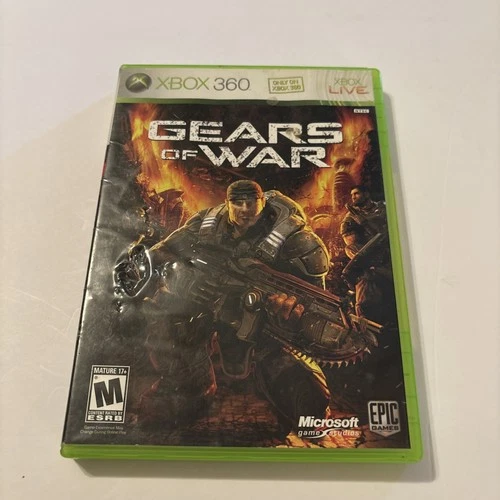 Gears of War (Microsoft Xbox 360, 2006) Complete With Manual