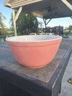 VINTAGE PYREX MIXING BOWL Pink 🩷 402 Nesting 1.5 Quart NICE & GLOSSY RARE NICE