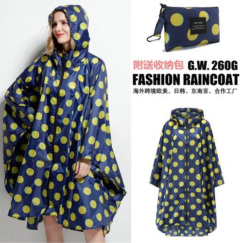 Fashion J&K Style Unisex Portable Raincoats Rainproof Hiking Cycling Rain Cape - Picture 26 of 53