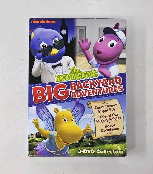 Backyardigans: Big Backyard Adventure (DVD, 2009) 3 DVD Collection