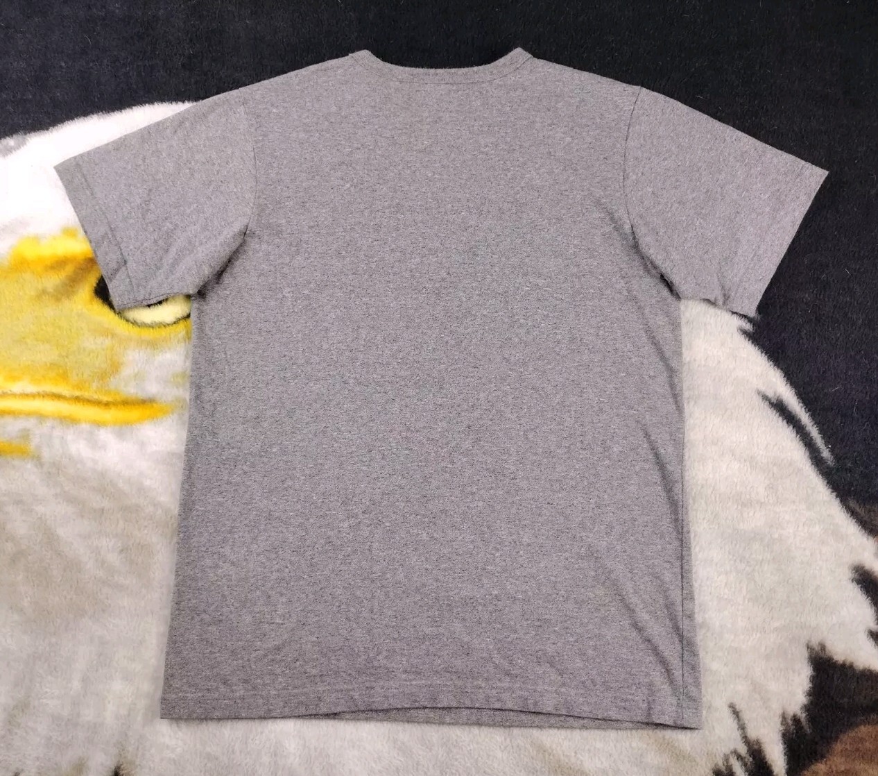 FILA T shirt a righe uomo taglia media grigio