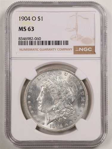 1904-O $1 Morgan Silver Dollar MS63 NGC 8346982-060