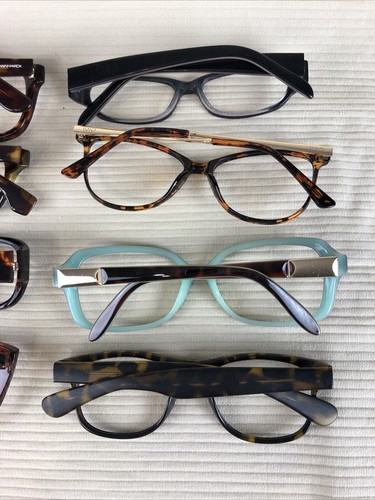 LOT 8 Eyeglass Frames Only Various Brand Tortoise Betsey Johnson Imp Kirkland ++ - Picture 8 of 8