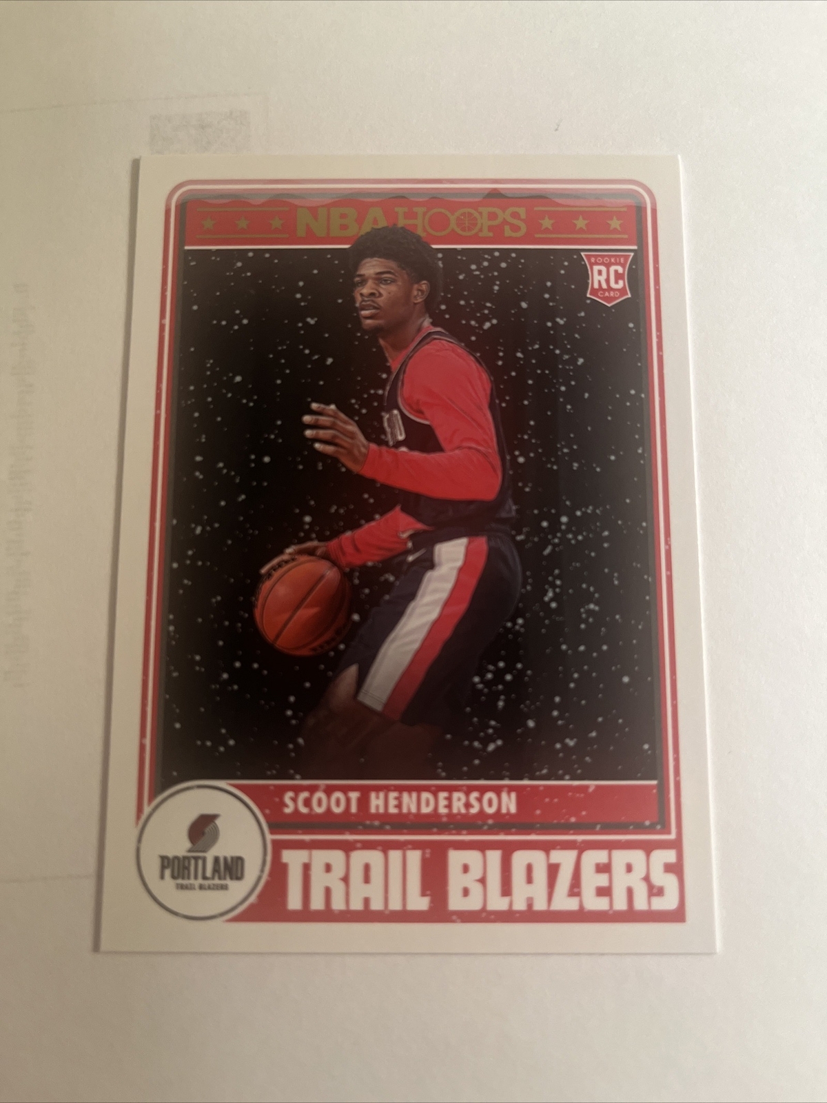 2023-24 NBA Hoops Winter Scoot Henderson RC Rookie #297 Portland Trail Blazers