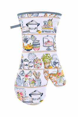 Ulster Weavers PANTRY CATS Stulpe CAT Ofenhandschuh Gingham Ofenhandschuh Ofenhandschuh