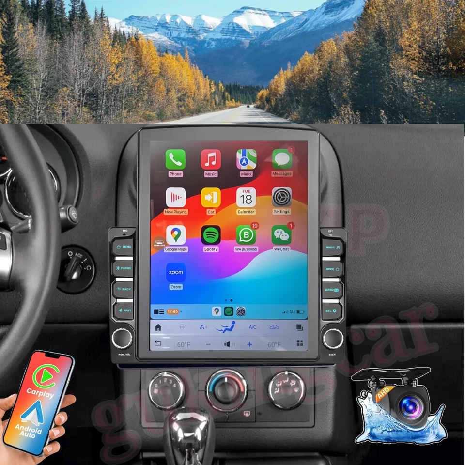 9.7" For 2005-2010 Pontiac G6 Android 13 Carplay Car Stereo Radio GPS Navi WIFI Foto 4 de 4