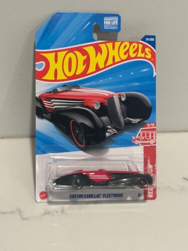 2025 Hot Wheels Red Edition CUSTOM CADILLAC FLEETWOOD Target Exclusive NEW