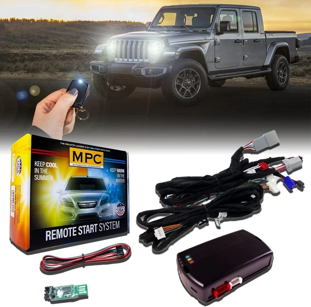 MPC Remote Starter Kit for 2018 2023 Jeep Wrangler 2018 2023