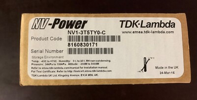 TDK-LAMBDA NV-Power NV1-3T5TY0-C Power Supply
