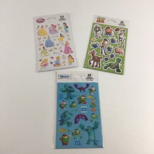 Disney Sticker Sheets Pixar Toy Story Monsters University Princess Ariel Buzz