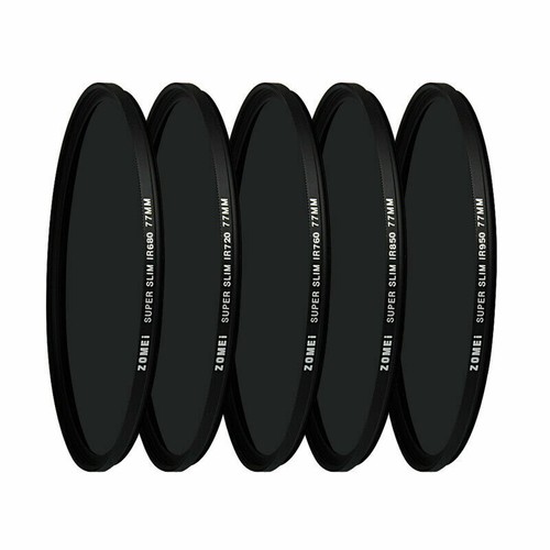 ZOMEI 30.5-82mm IR Filter 680nm+720nm+760nm+850nm+950nm X-Ray Infrared Filter - Picture 21 of 27