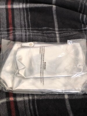 A Set Of Silver makeup bags