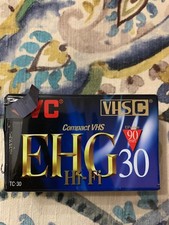 JVC Camcorder Tape VHS-C 90 Minute Hi-Fi EHG TC-30 New Sealed