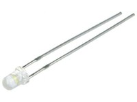 2X LL-304WC4B-W2-1PD Led 3 Mm Kaltweiß 2000-3000Mcd 20° Front: GewöLbt Lucky Lig