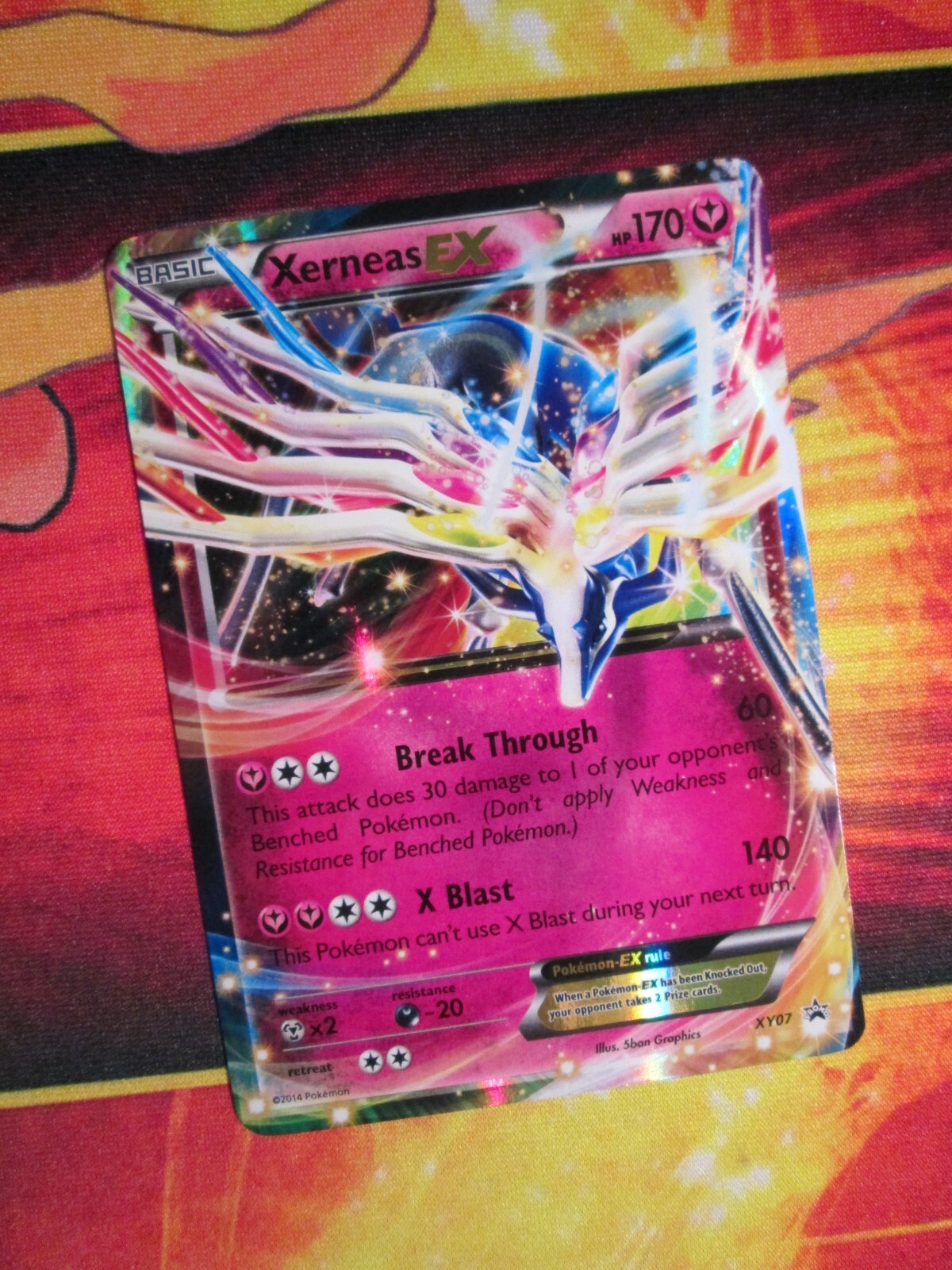 LP Pokemon XERNEAS EX Card BLACK STAR PROMO Set XY07 Ultra Rare Legend of  Kalos | eBay