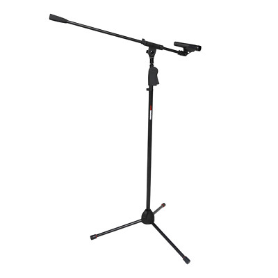 Gator Frameworks Deluxe Tripod Mic Stand - Clutch Height Adjustment and Boom Arm