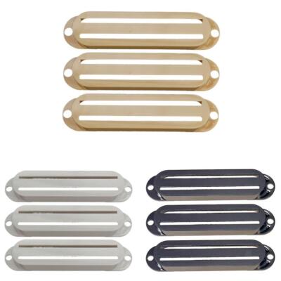 3 Stück Dual Hot of Rail Tonabnehmer Abdeckungen für E-Gitarre