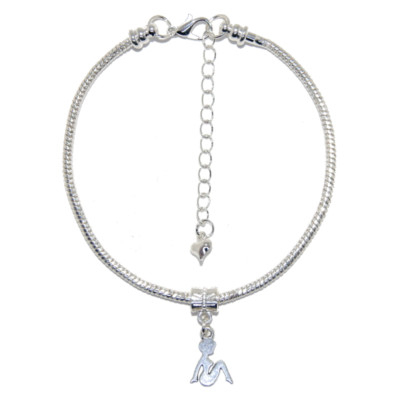 HOTWIFE Symbol Anklet Cuckoldress Euro Ankle Chain Jewelery Slut Wife