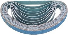 100PCS 13×457mm Zirconia Sanding Belts P120 BlueBelt Sander Tool For Woodworking