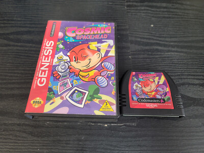 Cosmic Spacehead for Sega Genesis In Box IB Great Shape PU